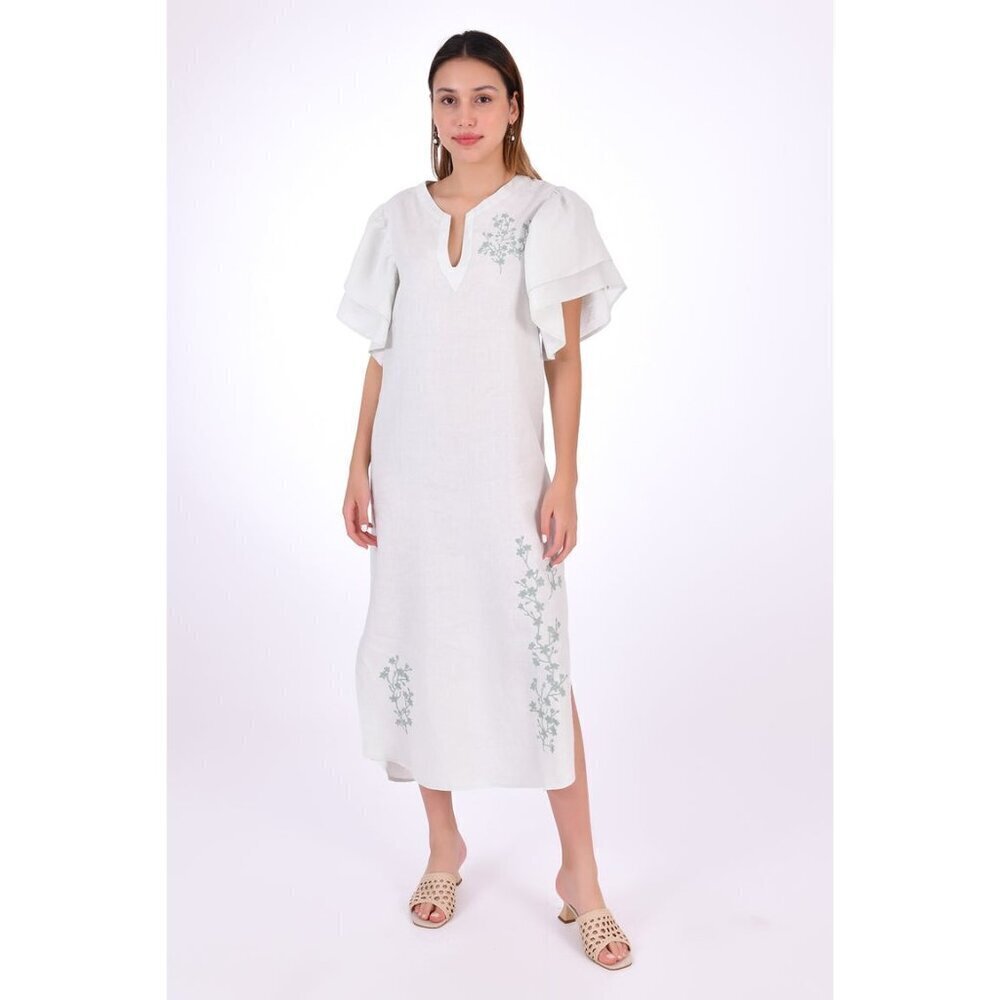 Fanm Mon Yeliz Dress Mint Green Womens Size Small
